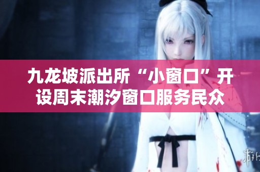 九龙坡派出所“小窗口”开设周末潮汐窗口服务民众