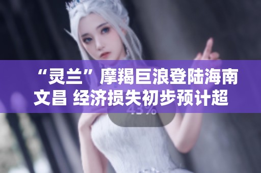 “灵兰”摩羯巨浪登陆海南文昌 经济损失初步预计超亿元