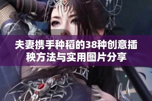 夫妻携手种稻的38种创意插秧方法与实用图片分享
