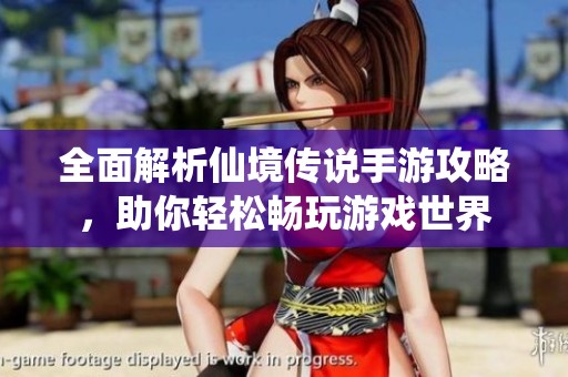 全面解析仙境传说手游攻略，助你轻松畅玩游戏世界