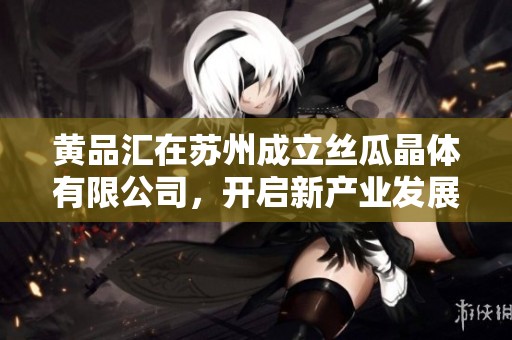 黄品汇在苏州成立丝瓜晶体有限公司，开启新产业发展篇章