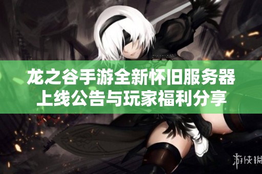龙之谷手游全新怀旧服务器上线公告与玩家福利分享