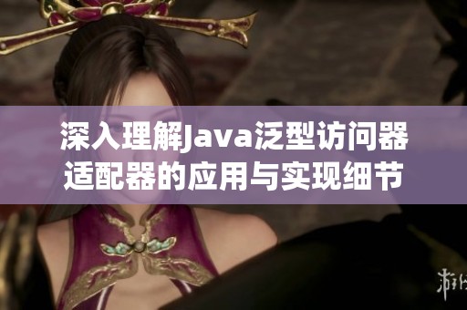 深入理解Java泛型访问器适配器的应用与实现细节