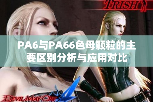 PA6与PA66色母颗粒的主要区别分析与应用对比