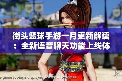 街头篮球手游一月更新解读：全新语音聊天功能上线体验提升