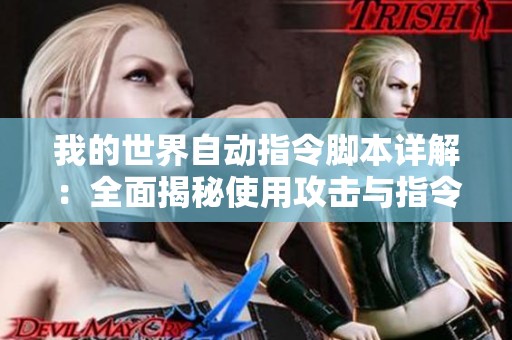 我的世界自动指令脚本详解：全面揭秘使用攻击与指令Mod攻略