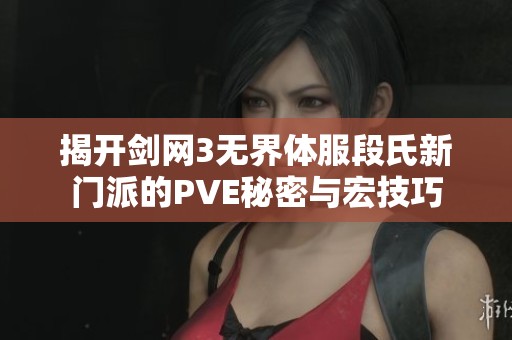揭开剑网3无界体服段氏新门派的PVE秘密与宏技巧