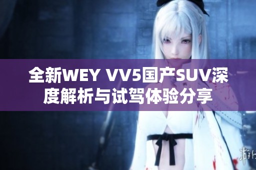 全新WEY VV5国产SUV深度解析与试驾体验分享