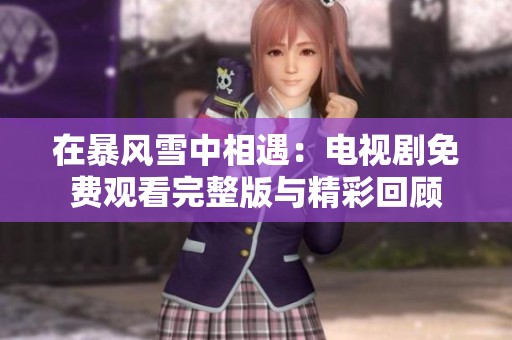 在暴风雪中相遇：电视剧免费观看完整版与精彩回顾