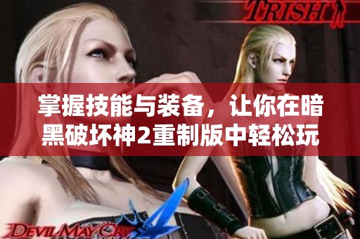 掌握技能与装备，让你在暗黑破坏神2重制版中轻松玩转野蛮人