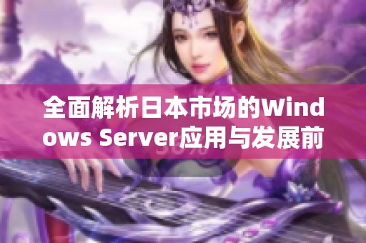 全面解析日本市场的Windows Server应用与发展前景