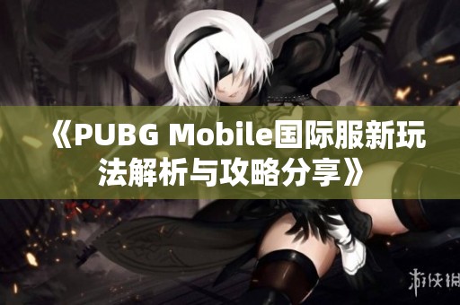 《PUBG Mobile国际服新玩法解析与攻略分享》