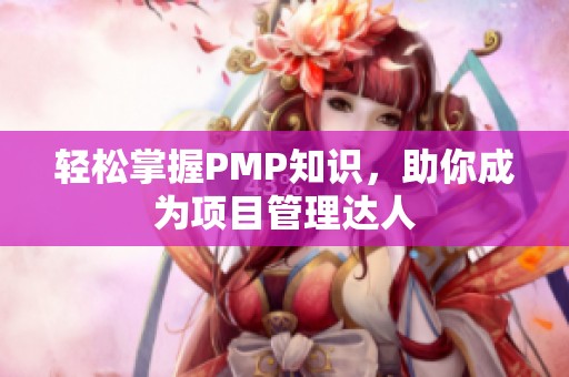轻松掌握PMP知识，助你成为项目管理达人