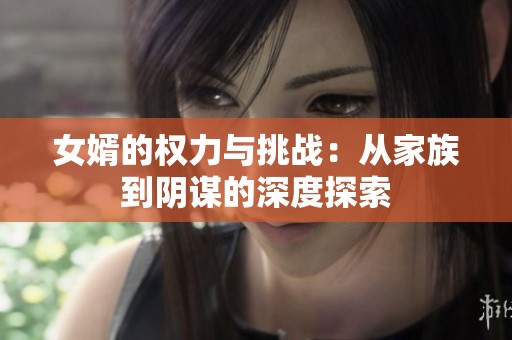 女婿的权力与挑战：从家族到阴谋的深度探索