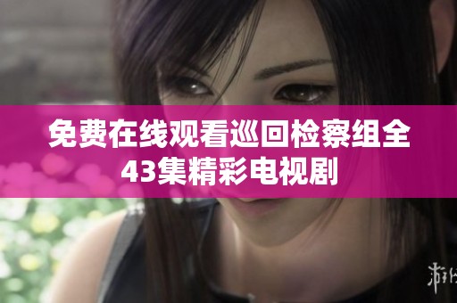 免费在线观看巡回检察组全43集精彩电视剧