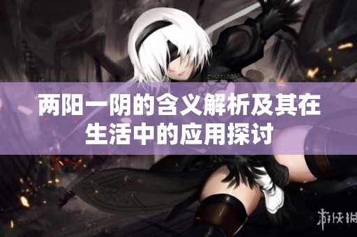 两阳一阴的含义解析及其在生活中的应用探讨