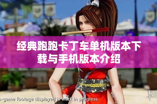 经典跑跑卡丁车单机版本下载与手机版本介绍