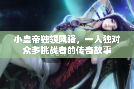 小皇帝独领风骚，一人独对众多挑战者的传奇故事