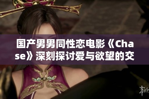 国产男男同性恋电影《Chase》深刻探讨爱与欲望的交织