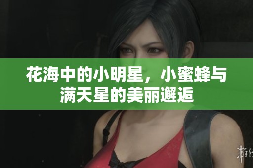 花海中的小明星，小蜜蜂与满天星的美丽邂逅
