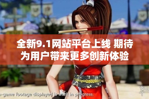 全新9.1网站平台上线 期待为用户带来更多创新体验