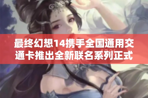 最终幻想14携手全国通用交通卡推出全新联名系列正式上线