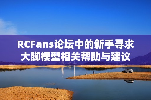 RCFans论坛中的新手寻求大脚模型相关帮助与建议