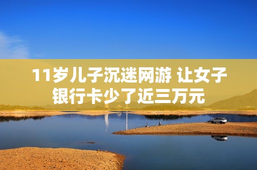 11岁儿子沉迷网游 让女子银行卡少了近三万元