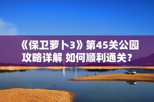 《保卫萝卜3》第45关公园攻略详解 如何顺利通关？