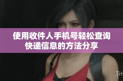 使用收件人手机号轻松查询快递信息的方法分享