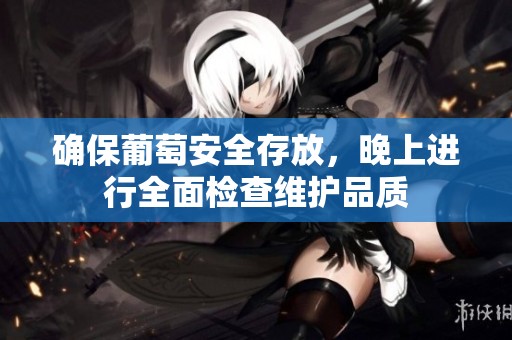 确保葡萄安全存放，晚上进行全面检查维护品质
