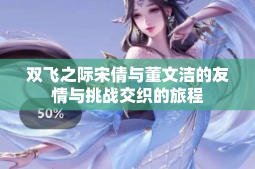 双飞之际宋倩与董文洁的友情与挑战交织的旅程