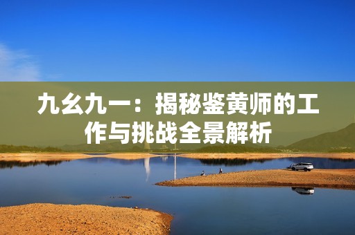 九幺九一：揭秘鉴黄师的工作与挑战全景解析