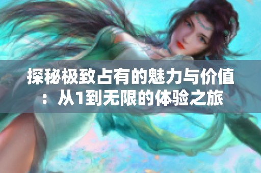 探秘极致占有的魅力与价值：从1到无限的体验之旅