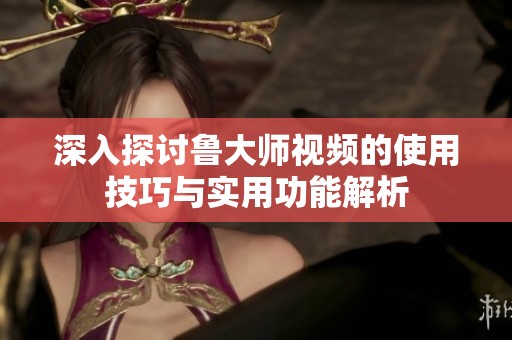 深入探讨鲁大师视频的使用技巧与实用功能解析