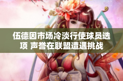 伍德因市场冷淡行使球员选项 声誉在联盟遭遇挑战