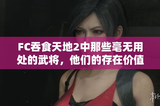 FC吞食天地2中那些毫无用处的武将，他们的存在价值何在？