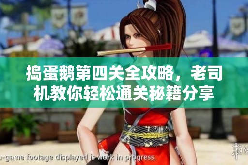 捣蛋鹅第四关全攻略，老司机教你轻松通关秘籍分享