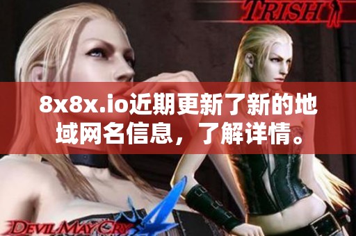 8x8x.io近期更新了新的地域网名信息，了解详情。