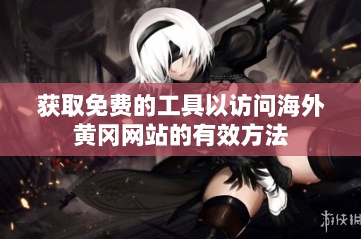 获取免费的工具以访问海外黄冈网站的有效方法