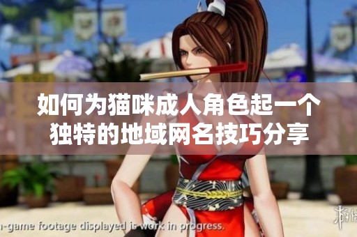 如何为猫咪成人角色起一个独特的地域网名技巧分享