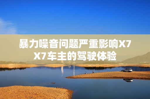 暴力噪音问题严重影响X7X7车主的驾驶体验