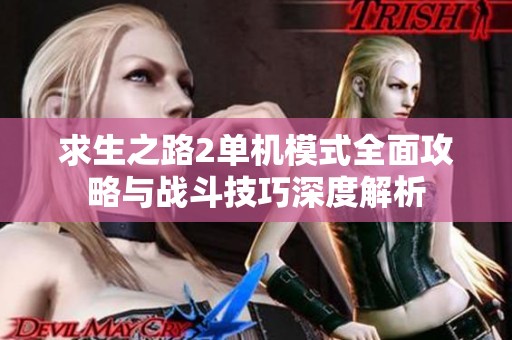 求生之路2单机模式全面攻略与战斗技巧深度解析