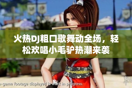 火热DJ粗口歌舞动全场，轻松欢唱小毛驴热潮来袭