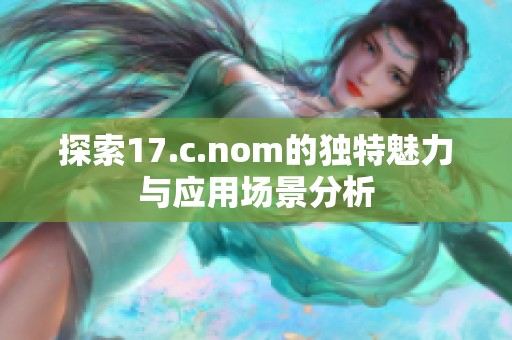 探索17.c.nom的独特魅力与应用场景分析