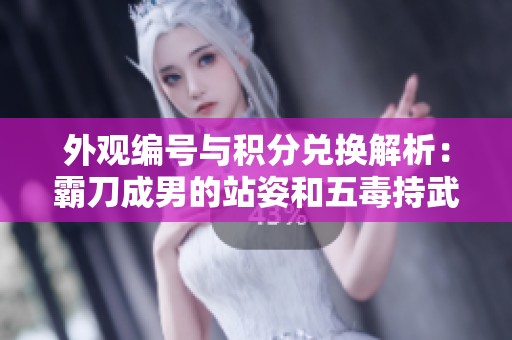 外观编号与积分兑换解析：霸刀成男的站姿和五毒持武器的朝向研究综述