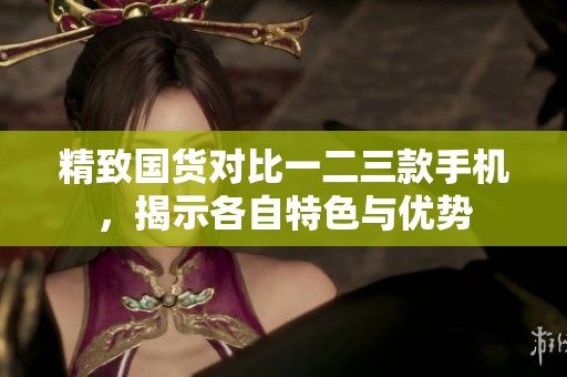 精致国货对比一二三款手机，揭示各自特色与优势