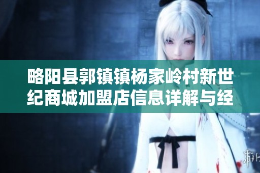 略阳县郭镇镇杨家岭村新世纪商城加盟店信息详解与经营情况分析