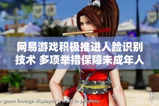 网易游戏积极推进人脸识别技术 多项举措保障未成年人健康成长