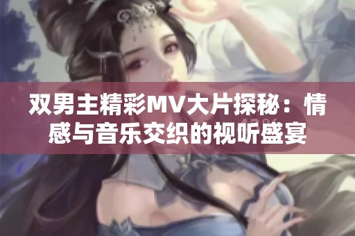 双男主精彩MV大片探秘：情感与音乐交织的视听盛宴
